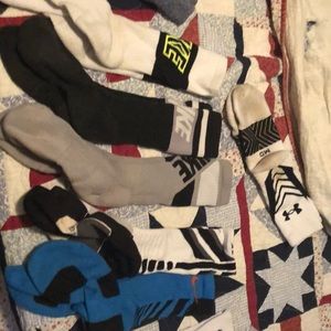 Nike socks, Under armour socks